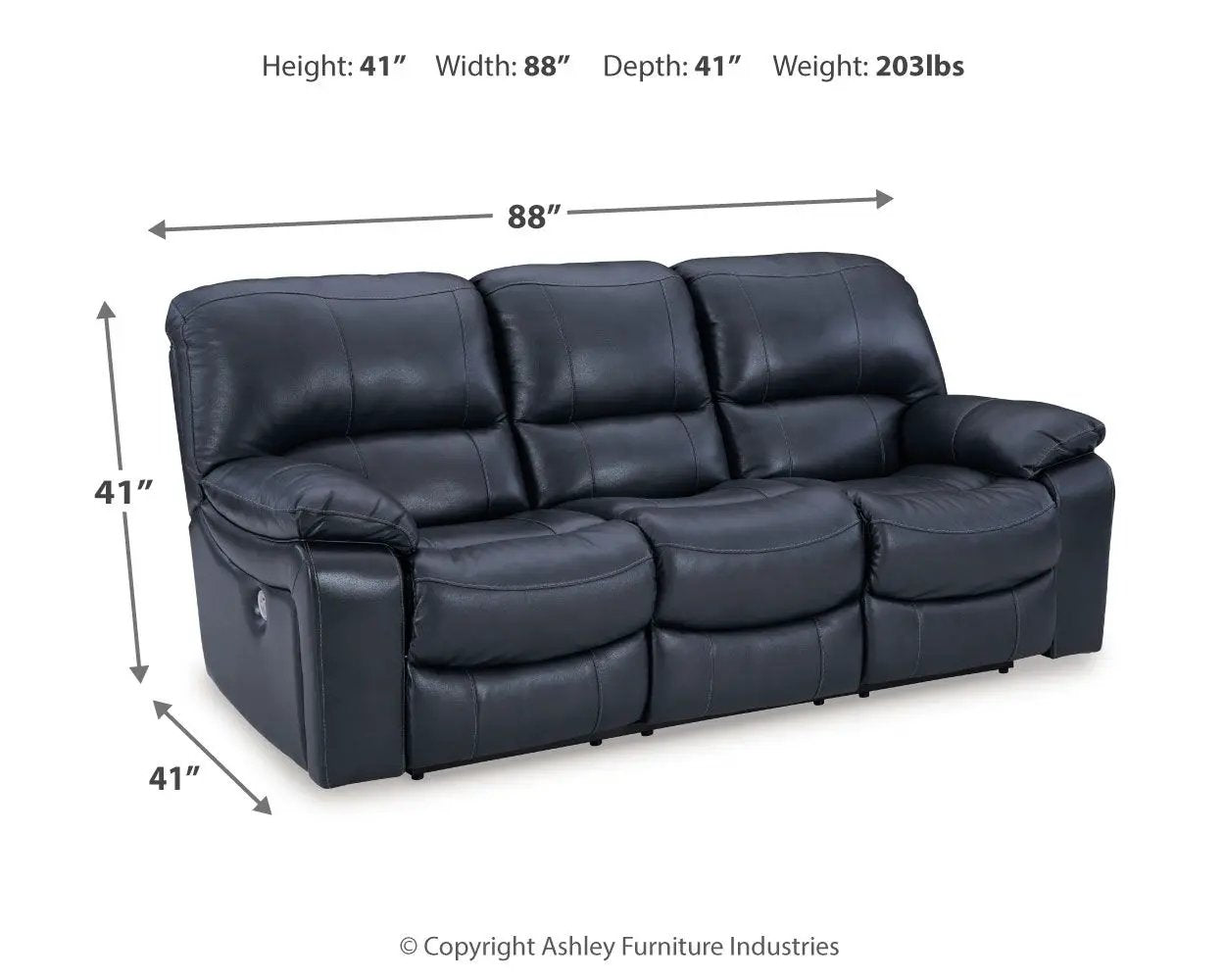 Leesworth - Reclining Sofa by Unique Piece Furniture