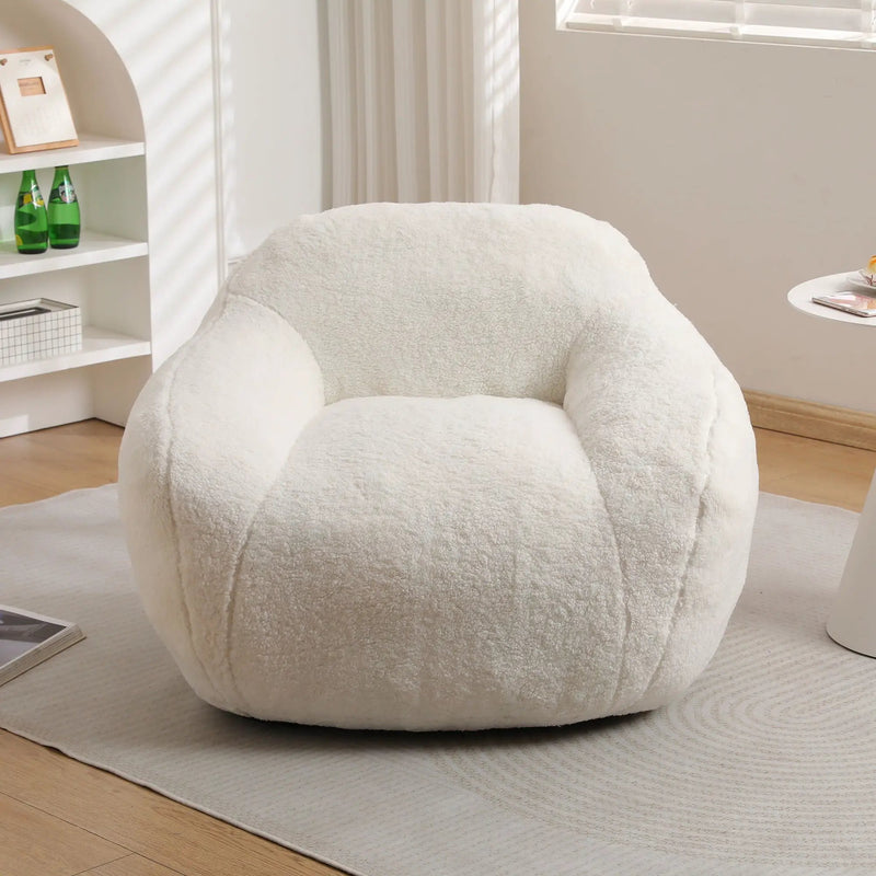 Giant Bean Bag Chair, Spacious Memory Foam With Armrests by Unique Piece Furniture