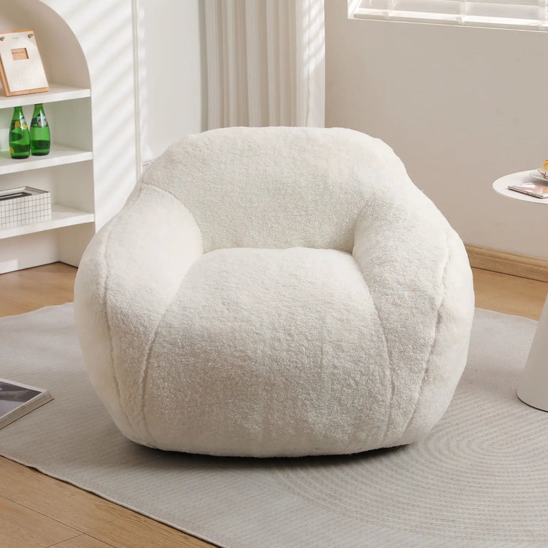 Giant Bean Bag Chair, Spacious Memory Foam With Armrests by HouseOfZazla