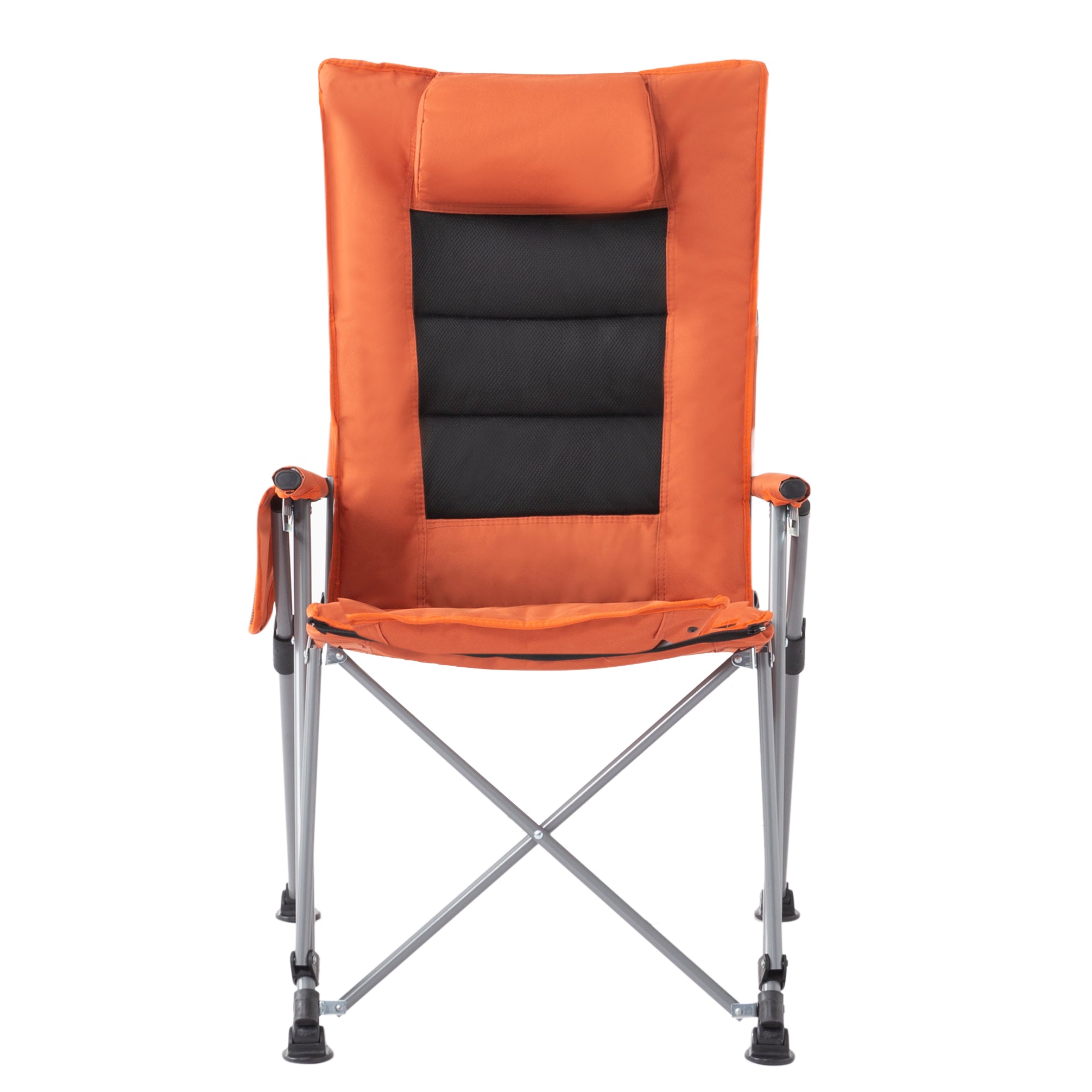 5-Position Adjustable Folding Camping Chair with Footrest by HouseOfZazla