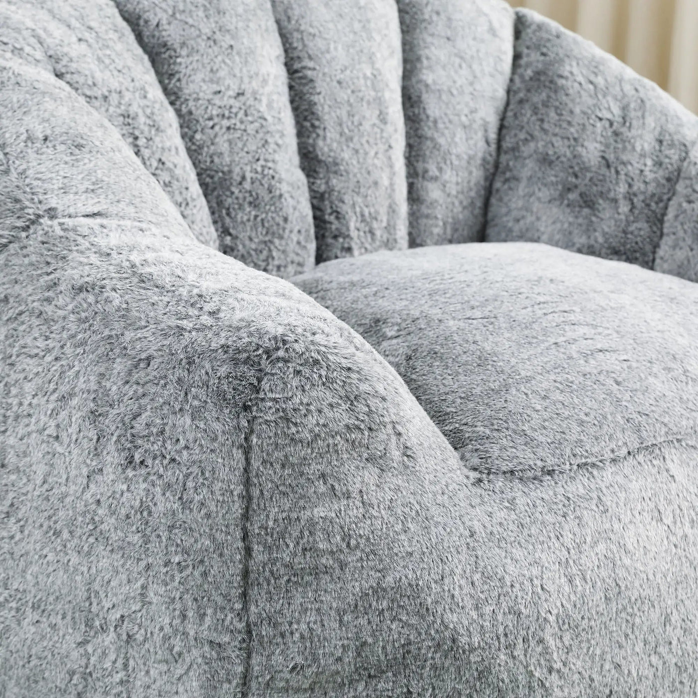 Beanbag Chair, Beanbag Sofa Chair With Armrests Stuffed High Density Foam by Unique Piece Furniture