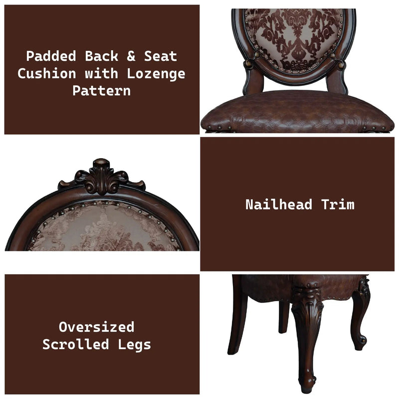 Versailles - Side Chair (Set of 2) - Cherry by HouseOfZazla