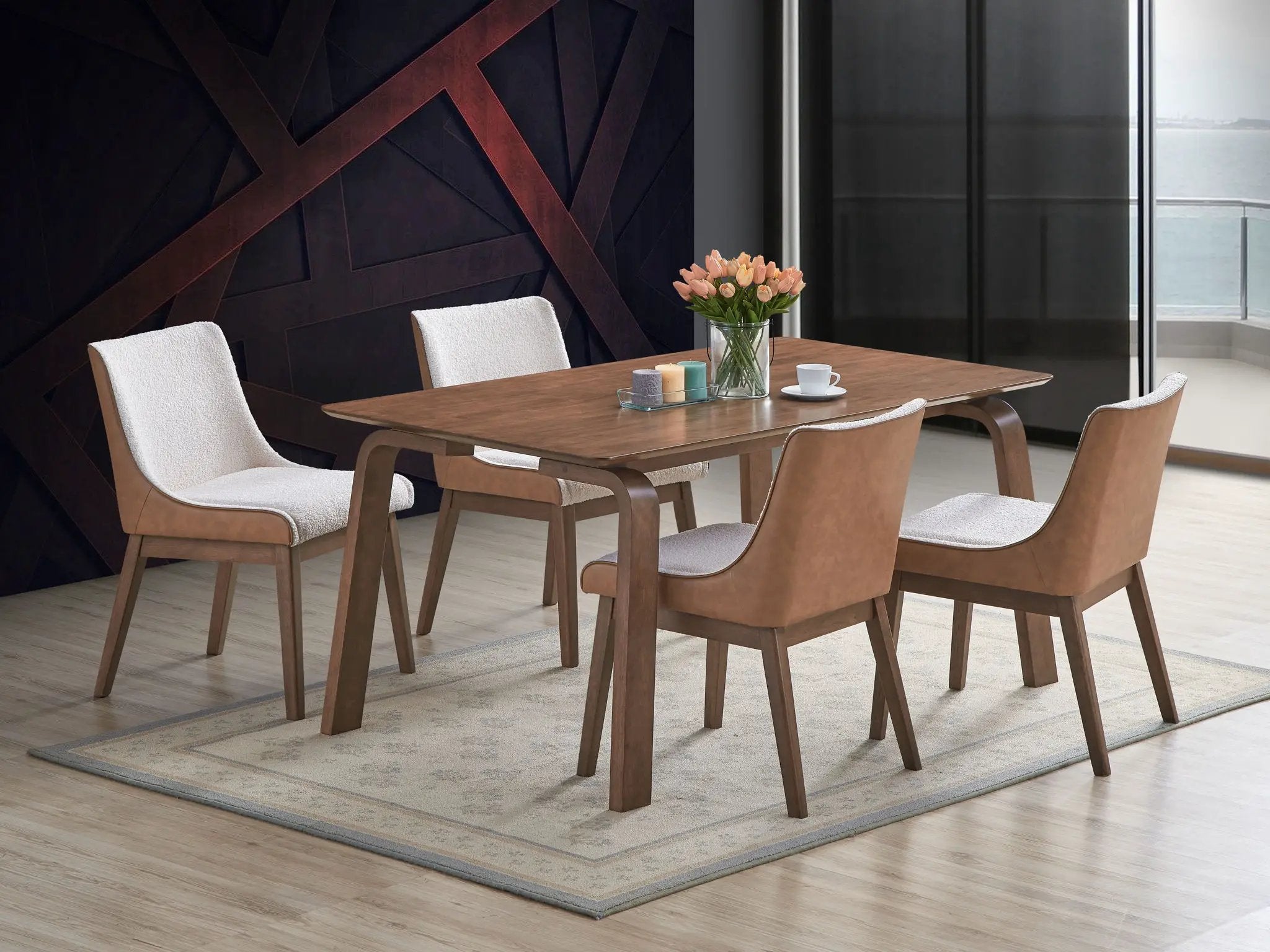 Ginny - Dining Table - Walnut by Unique Piece Furniture