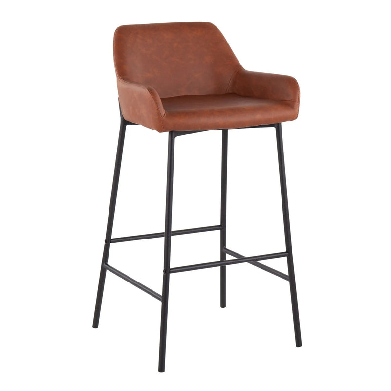 Daniella - Industrial Fixed Height Bar Stool (Set of 2) by Unique Piece Furniture