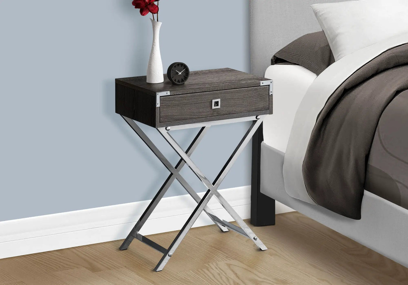 Accent Side Table, Storage Drawer, Stylish Design Contemporary & Modern by Unique Piece Furniture