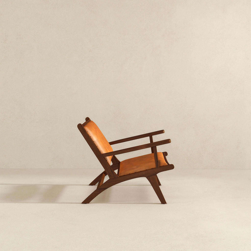 Daniel - Arm Chair - Brown / Tan by HouseOfZazla
