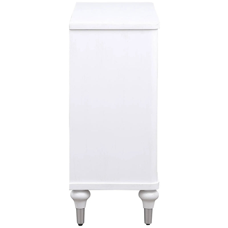 Angus - 2 Door Mandala Accent Cabinet - White by HouseOfZazla