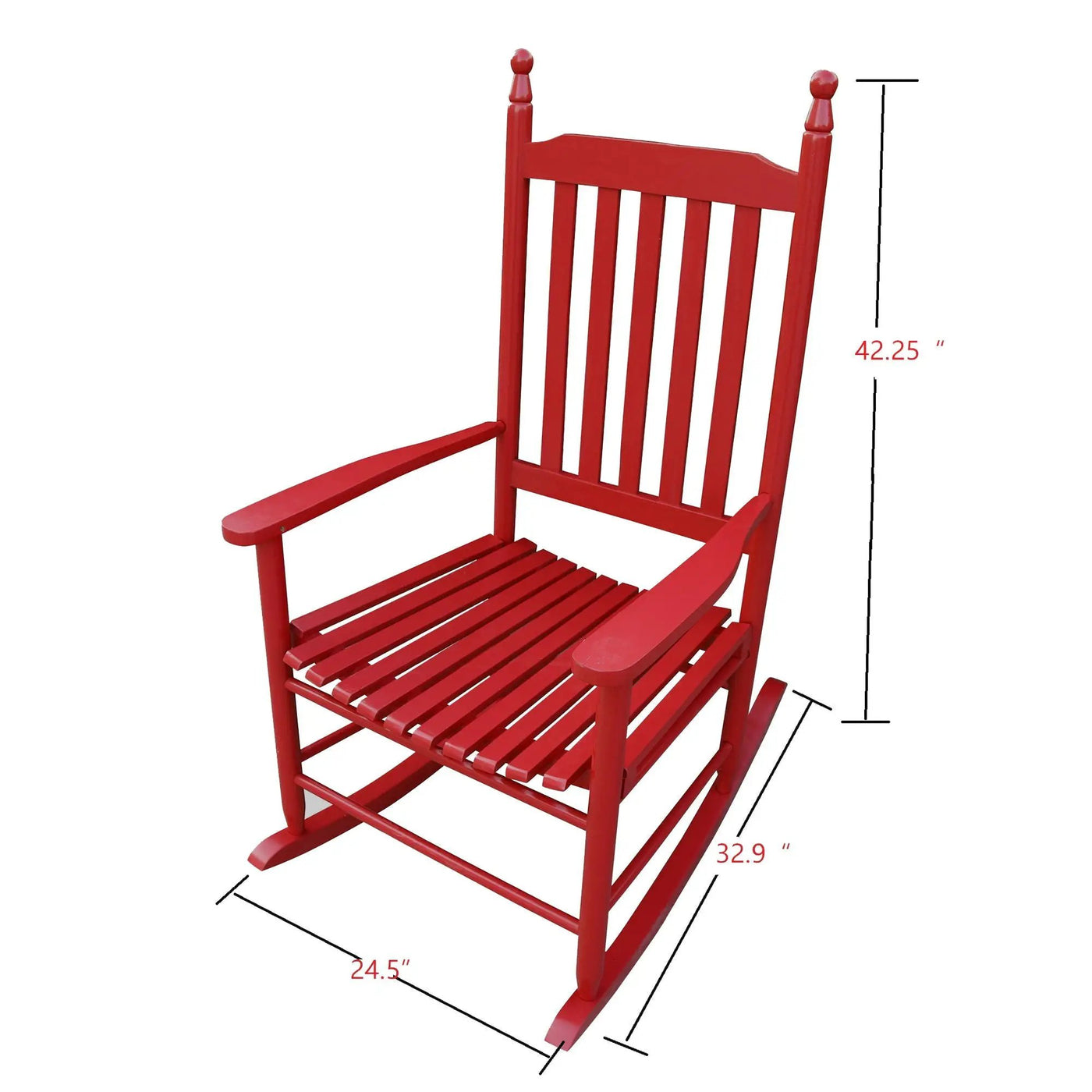 Wooden Porch Rocker Chair by Unique Piece Furniture