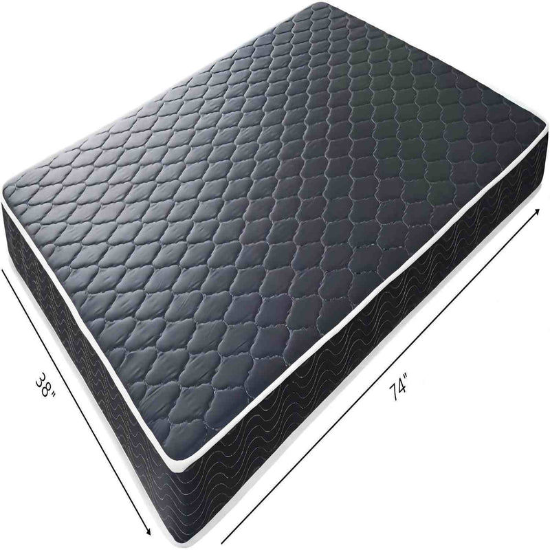 6" Waterproof Foam Mattress - Black / Blue - Twin by HouseOfZazla