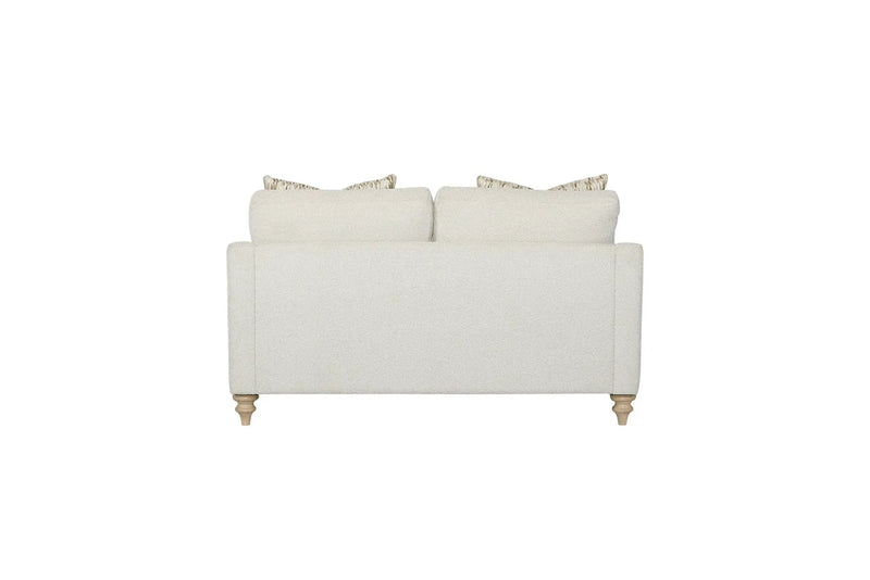 Loveseat Reversable Cushion With 2 Pillows - Off White by HouseOfZazla