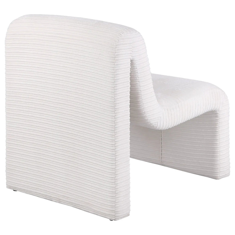 Winne - Curved Armless Accent Chair by HouseOfZazla