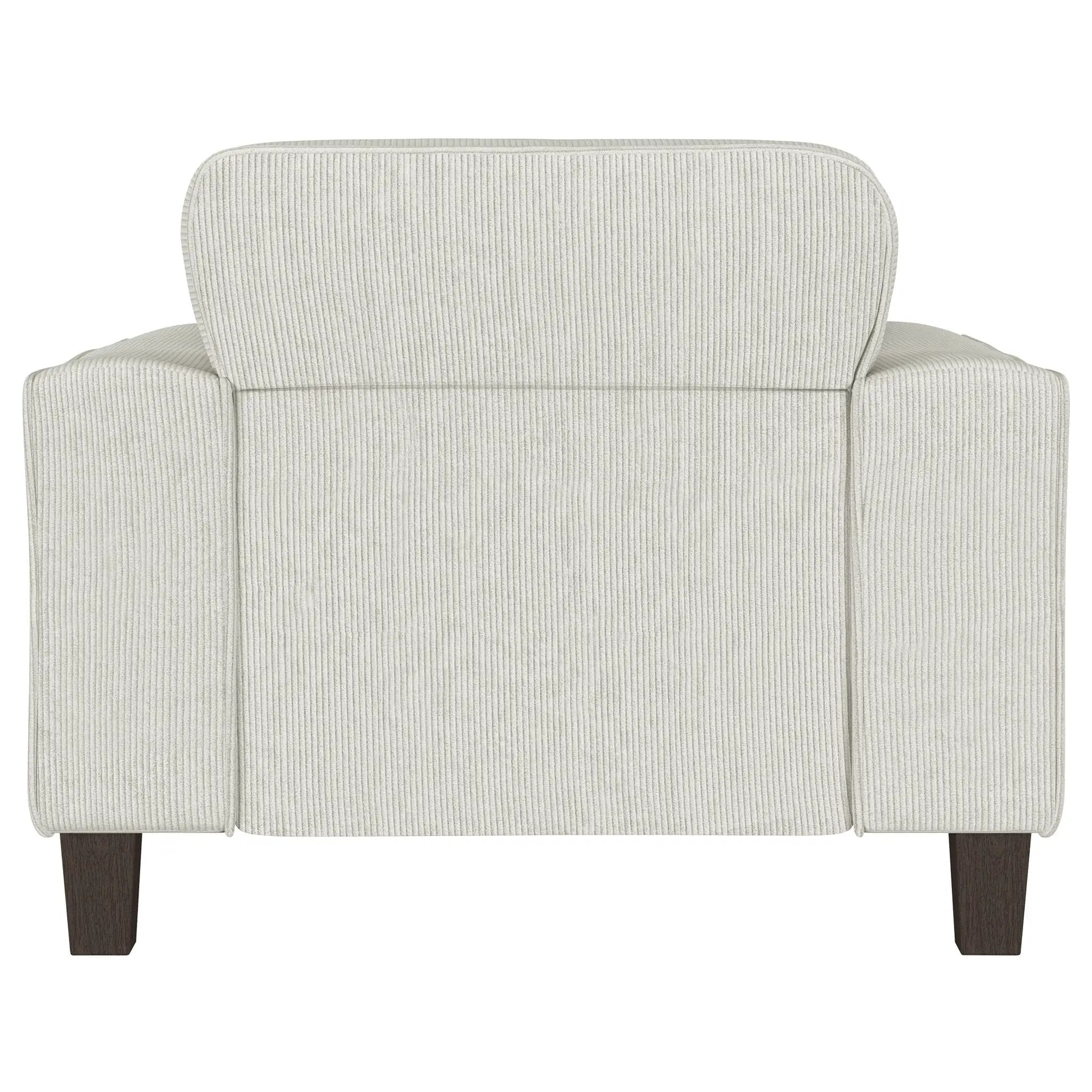 Deerhurst Upholstered Track Arm Tufted Accent Chair Greige by Unique Piece Furniture