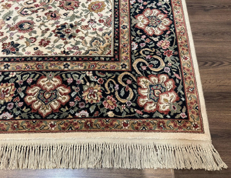 Karastan Rug 8.8 x 10.6 Ivory Indo Kirman #700/706, Wool Original Series by Jewel Rugs