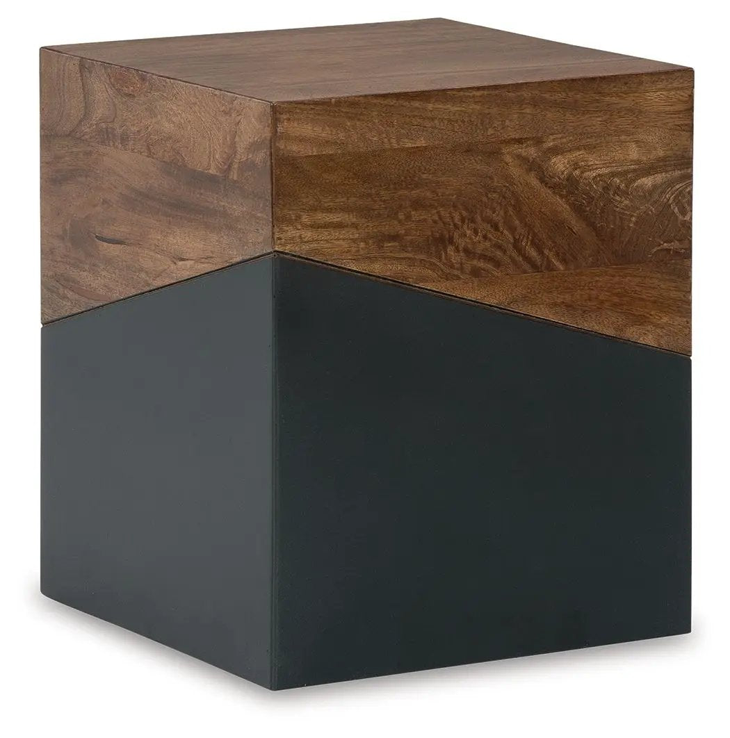 Trailbend - Accent Table - Brown / Gunmetal by Unique Piece Furniture