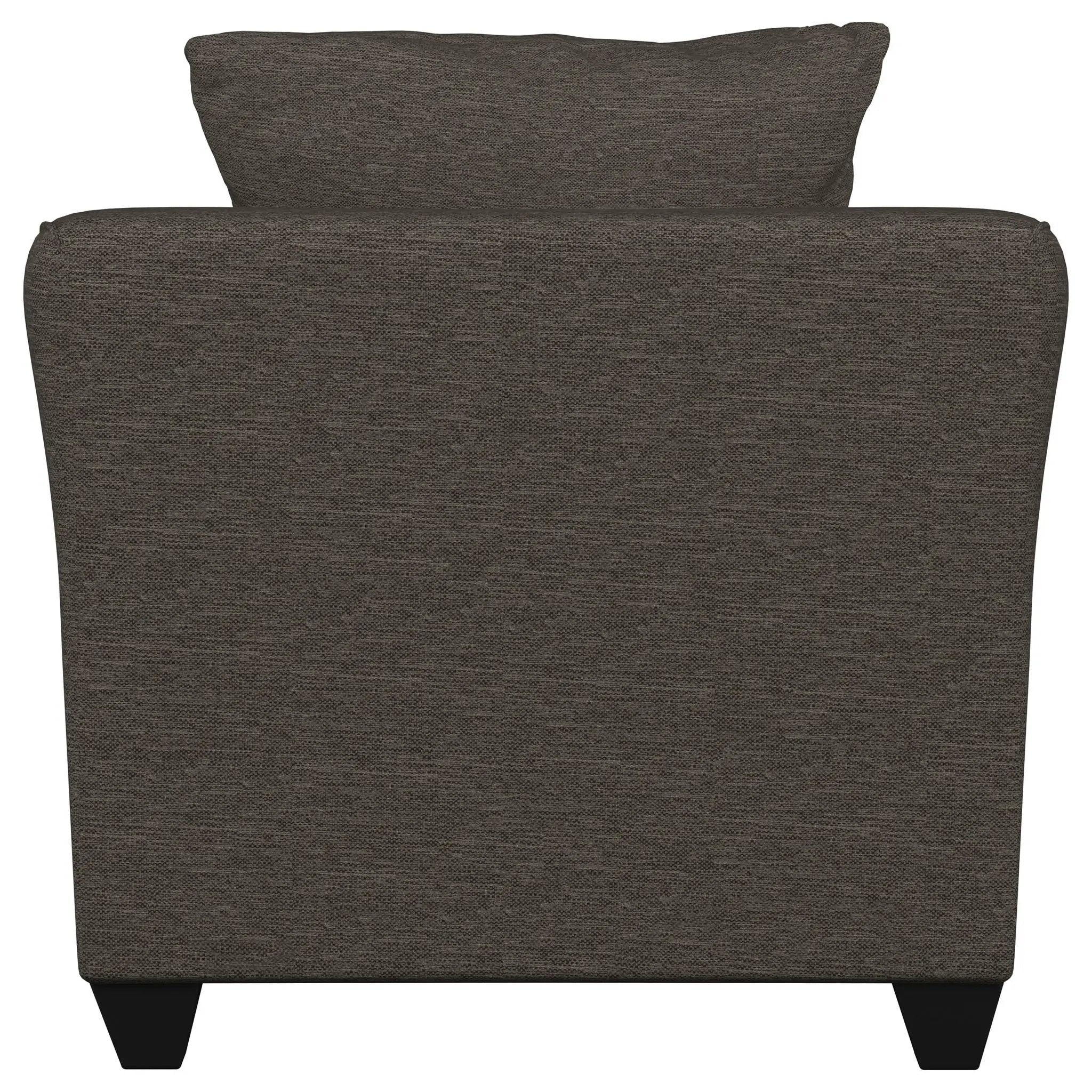 Salizar Upholstered Flared Arm Accent Chair Charcoal Grey by Unique Piece Furniture