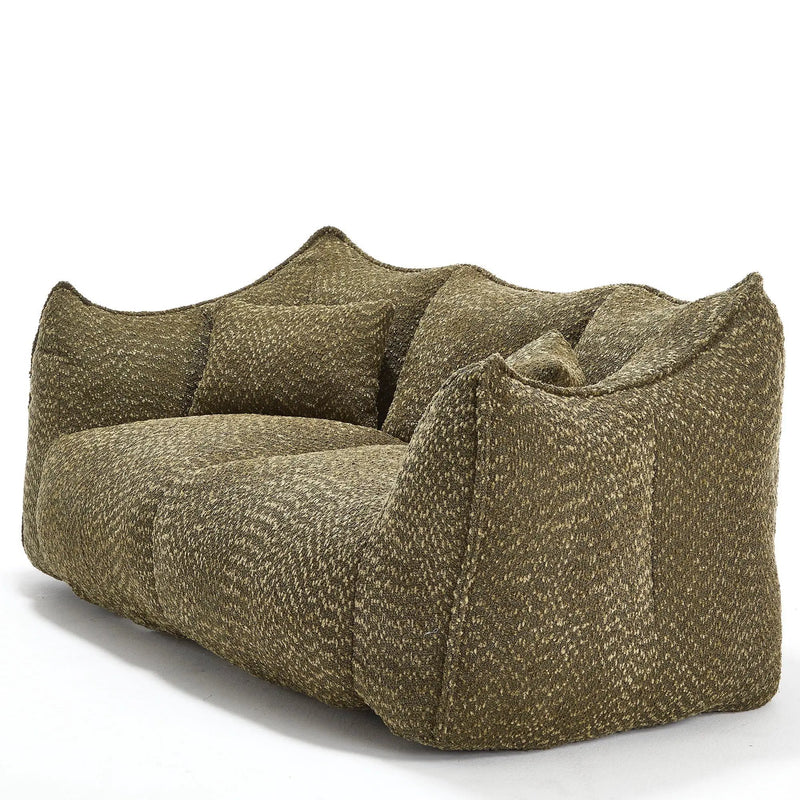 Comfortable Dual Beanbag Chair With High Resilience Foam Core For 2 People by HouseOfZazla