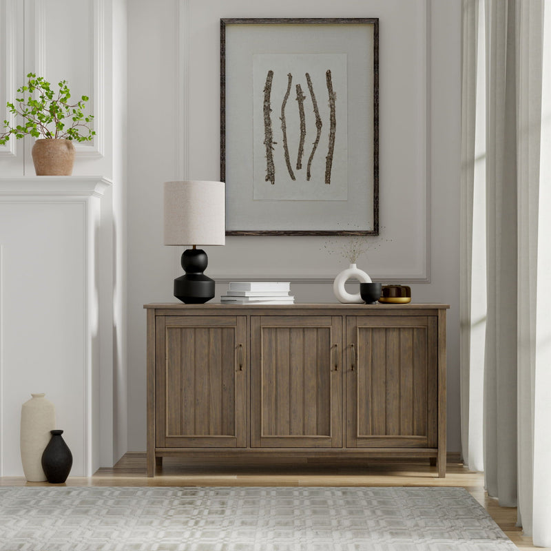 Lev - Wide Storage Cabinet - Smoky Brown by HouseOfZazla