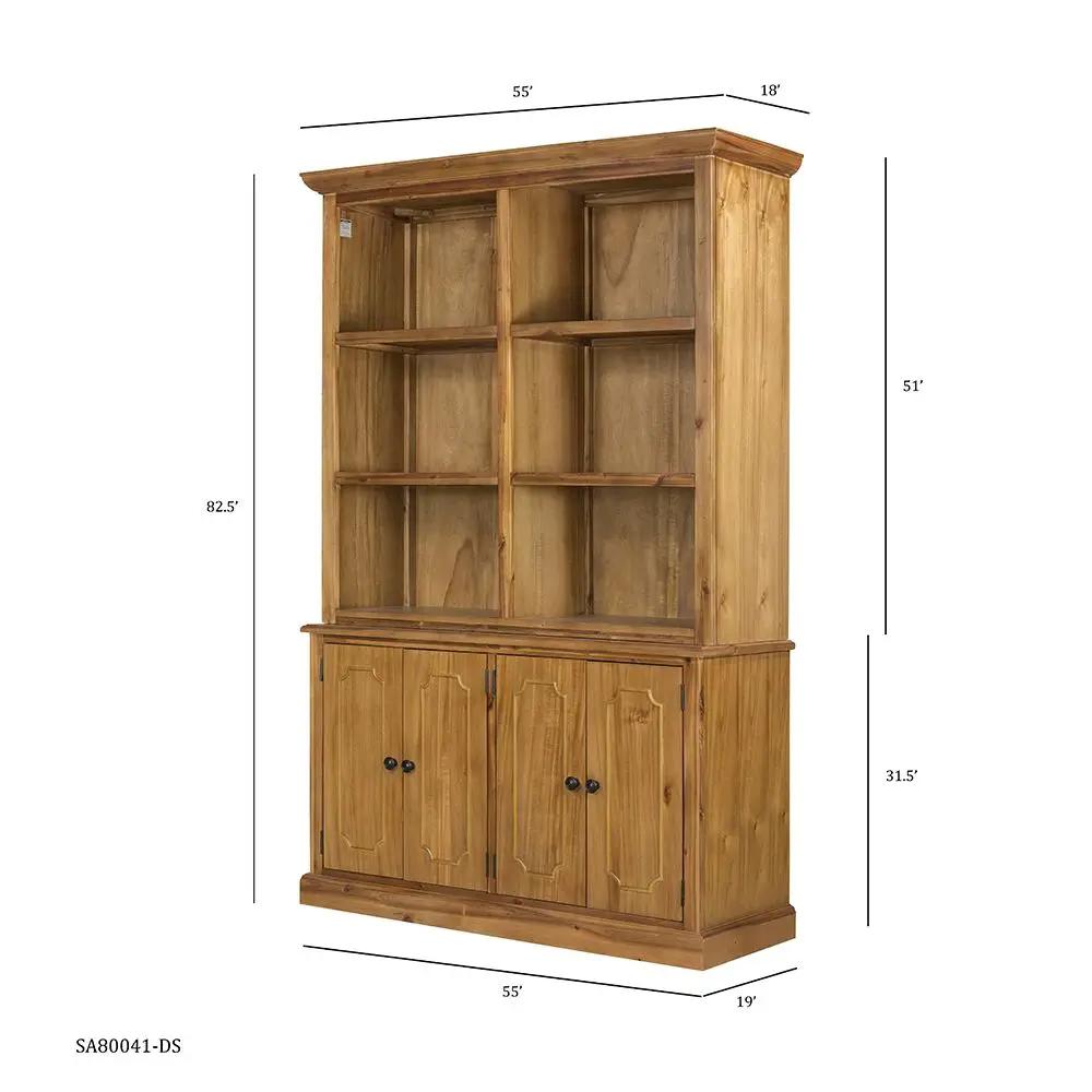 French Country Wood Cabinet by Unique Piece Furniture