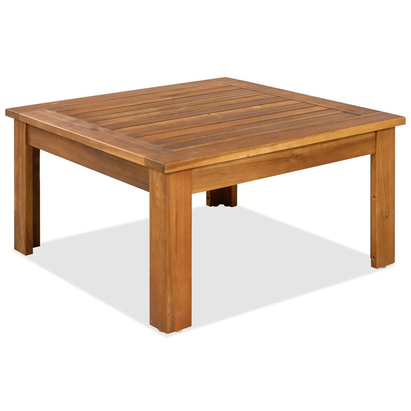 GO 4 Pieces Outdoor Acacia Wood Sofa Set with Coffee Table by HouseOfZazla