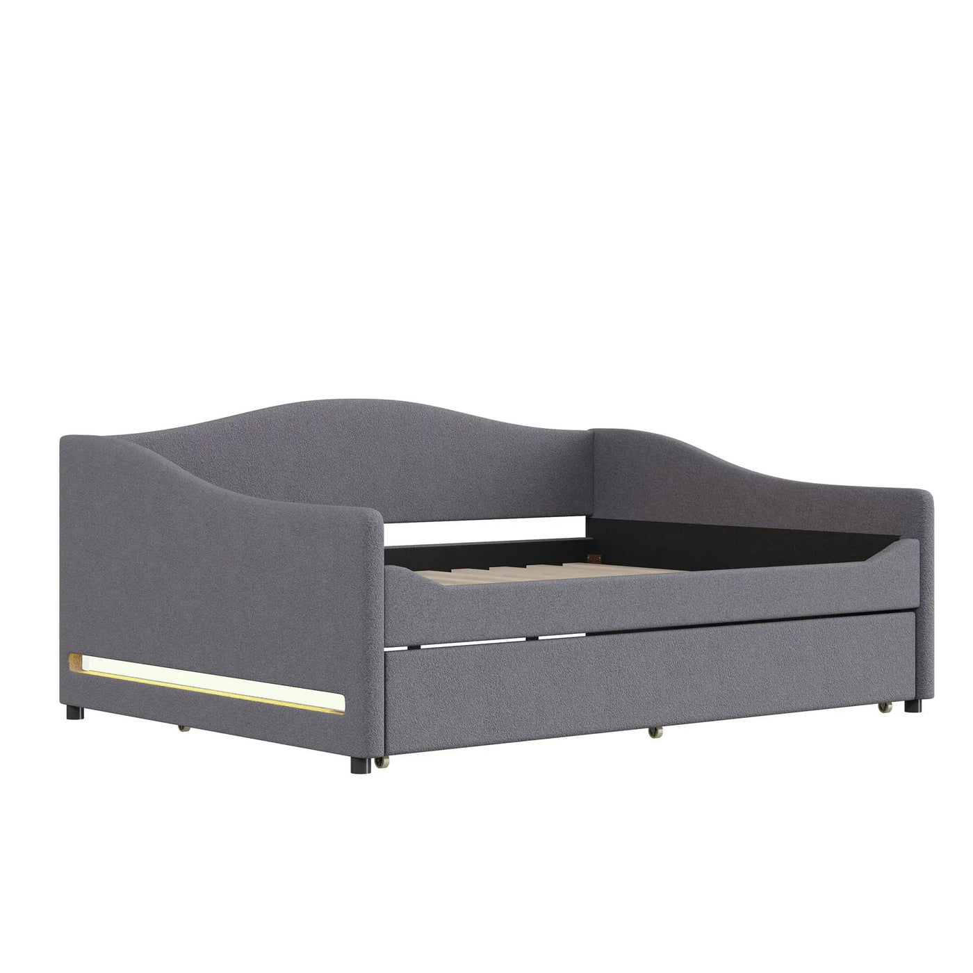 Upholstered Daybed With Light And Trundle by Unique Piece Furniture