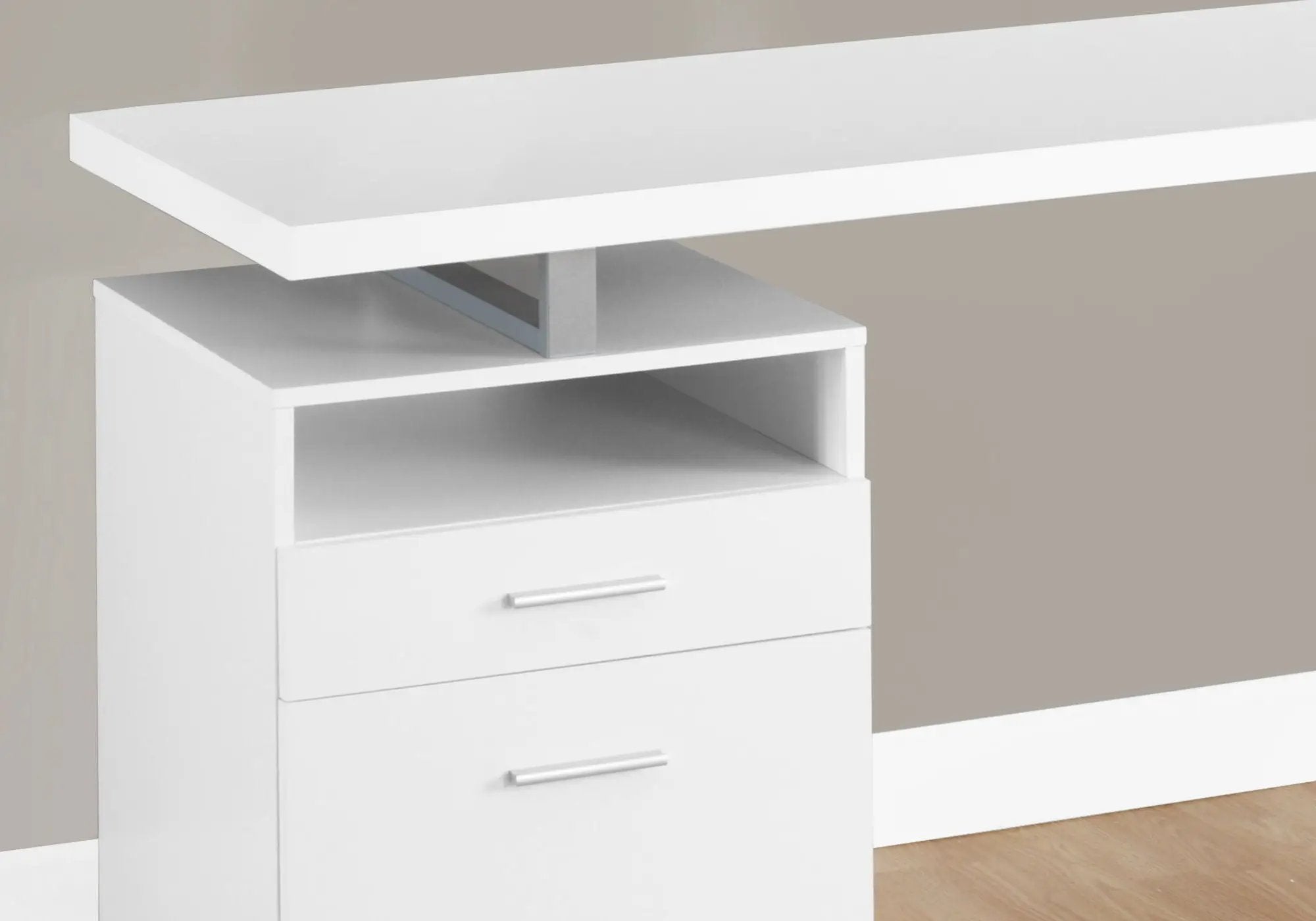 Computer Desk For Home Office, Laptop, Left Right Set - Up, Storage Drawers, Contemporary & Modern by Unique Piece Furniture