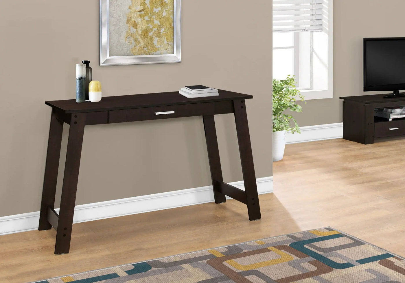 Stylish Design Computer Desk for Home Office with Storage Drawers by HouseOfZazla