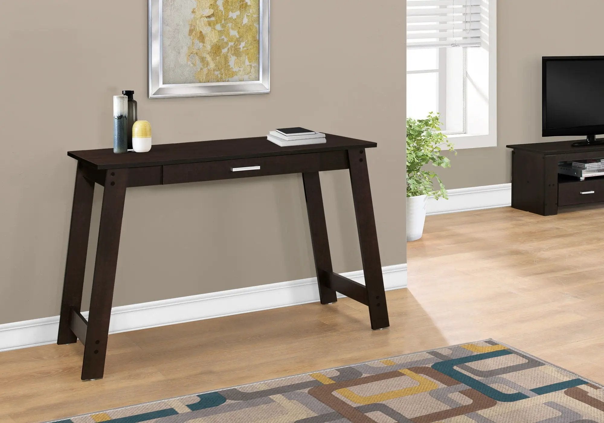 Stylish Design Computer Desk for Home Office with Storage Drawers by HouseOfZazla