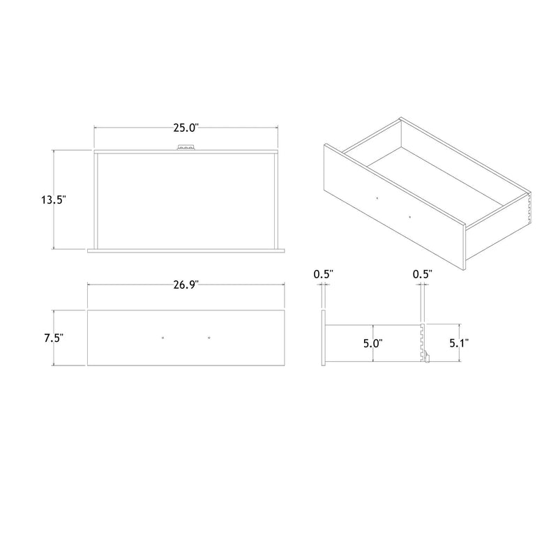Skye - Marble Chest - White by Unique Piece Furniture