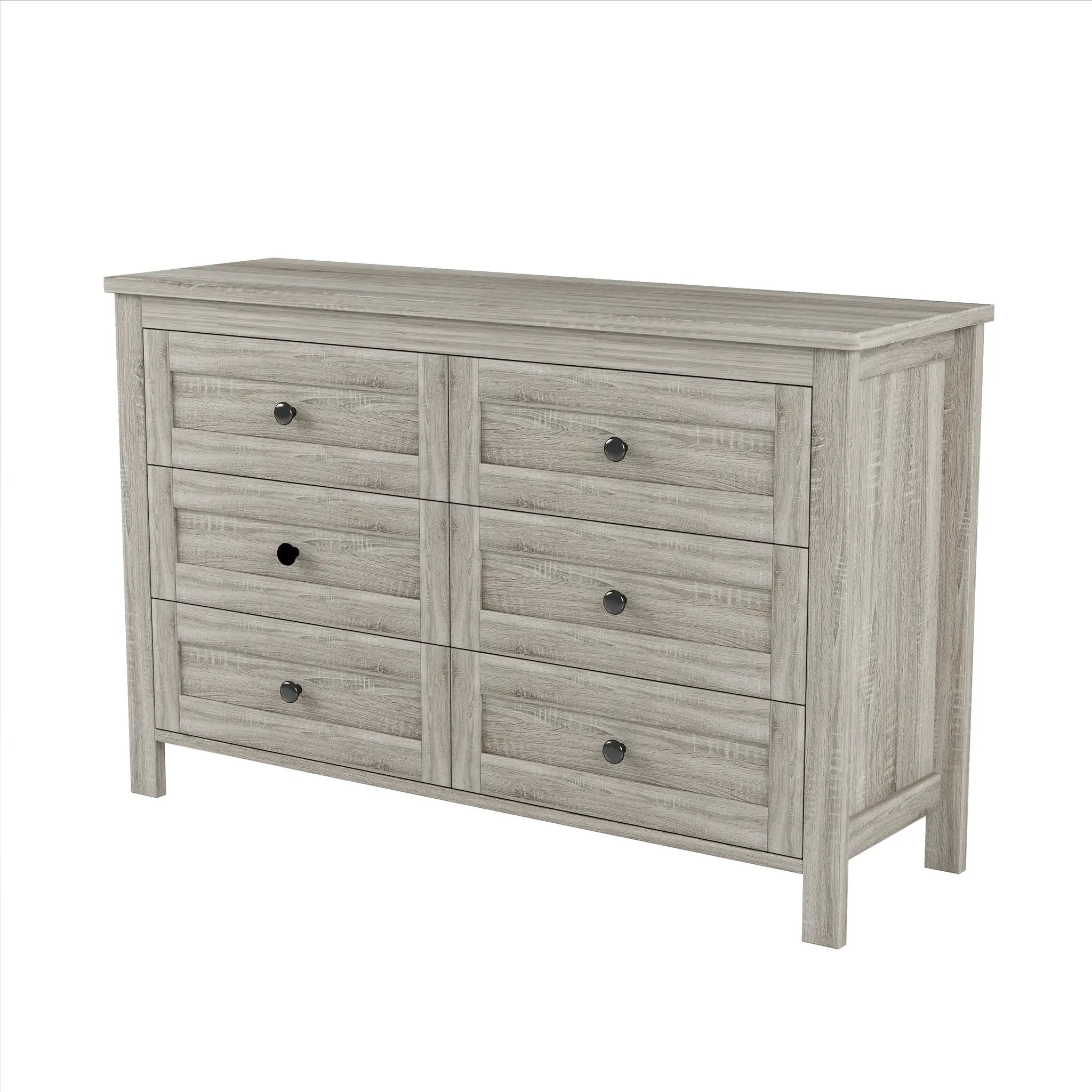 3-Pieces Bedroom Set Queen Size Farmhouse Platform Bed with Storage Headboard and Charging Station by HouseOfZazla