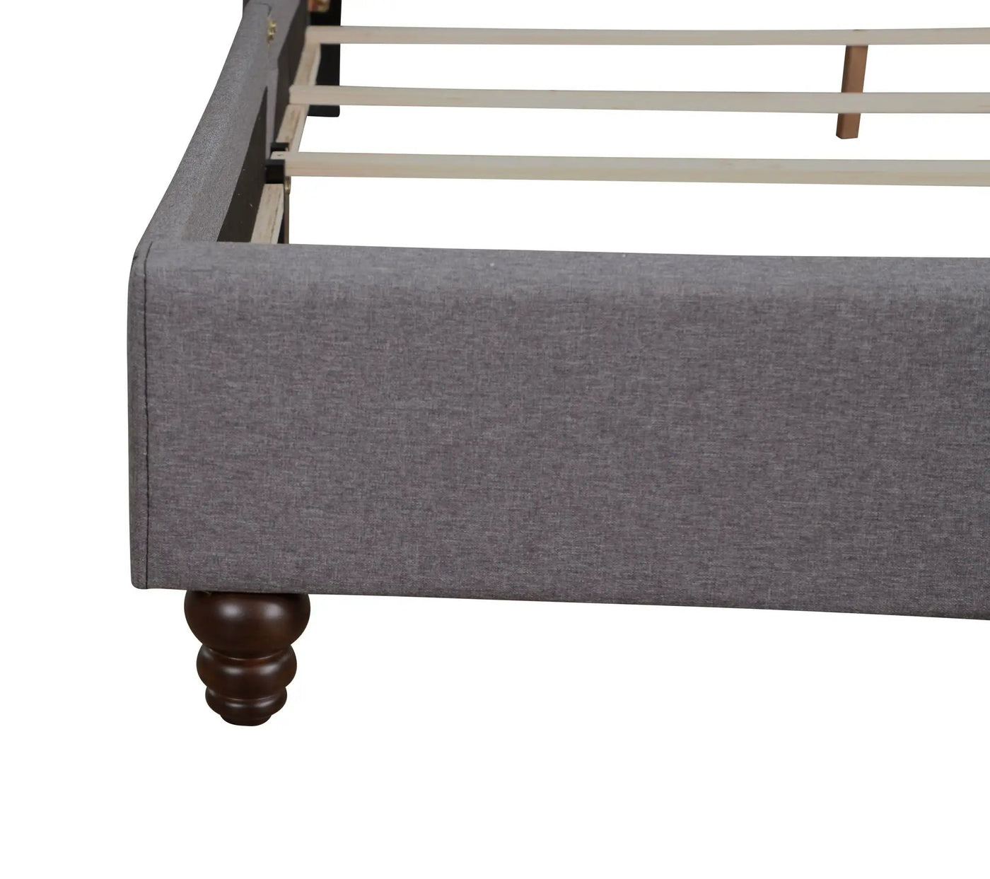 Nailhead Bed Transitional Vibrant by HouseOfZazla