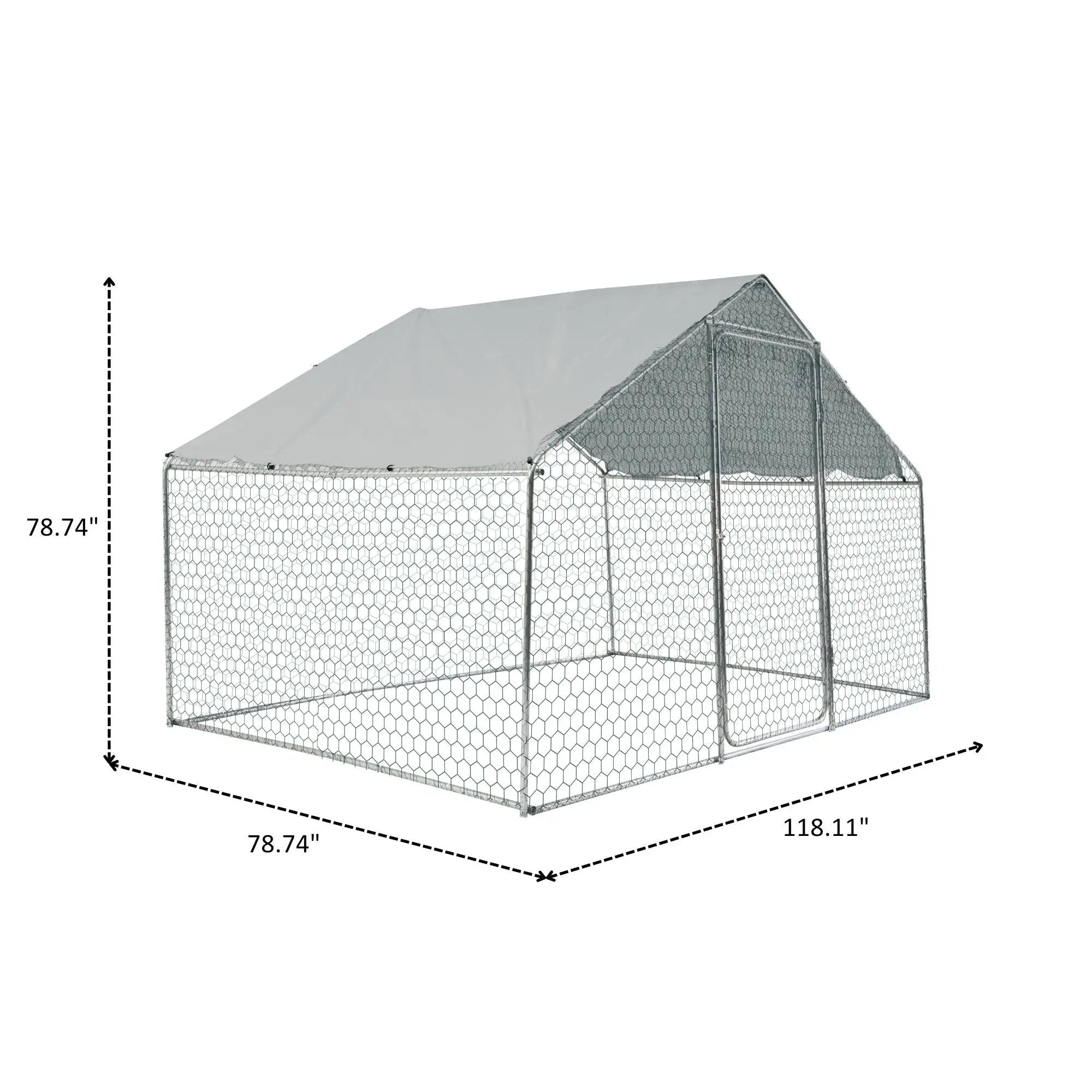 Outdoor Chicken Coop Metal Big Space by HouseOfZazla