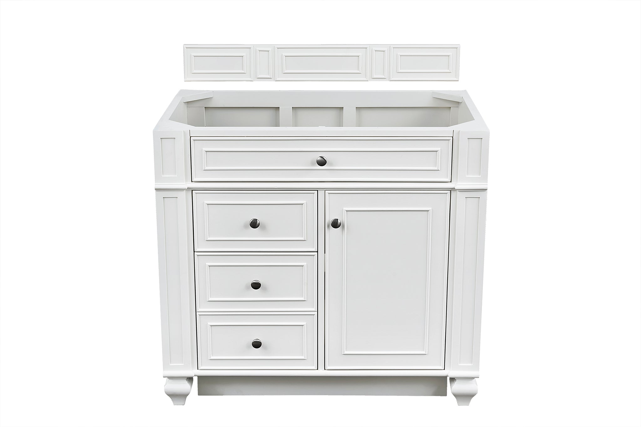 James Martin Bristol 36" Single Bathroom Vanity, Bright White, view 14