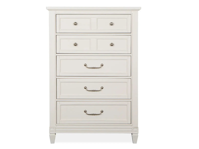 Willowbrook - Drawer Chest - Egg Shell White With Slight Rub Through by Unique Piece Furniture