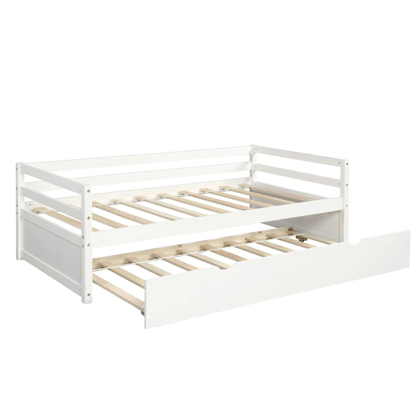 Twin Daybed With Trundle Frame Set by HouseOfZazla