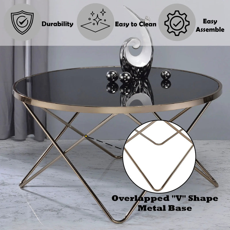 Valora - Glass Coffee Table by Unique Piece Furniture