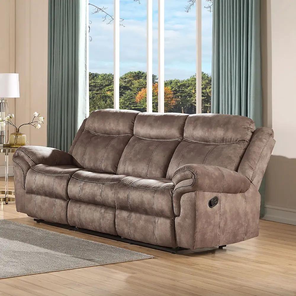 Zubaida - Loveseat w/USB Dock & Console (Glider & Motion) by Unique Piece Furniture