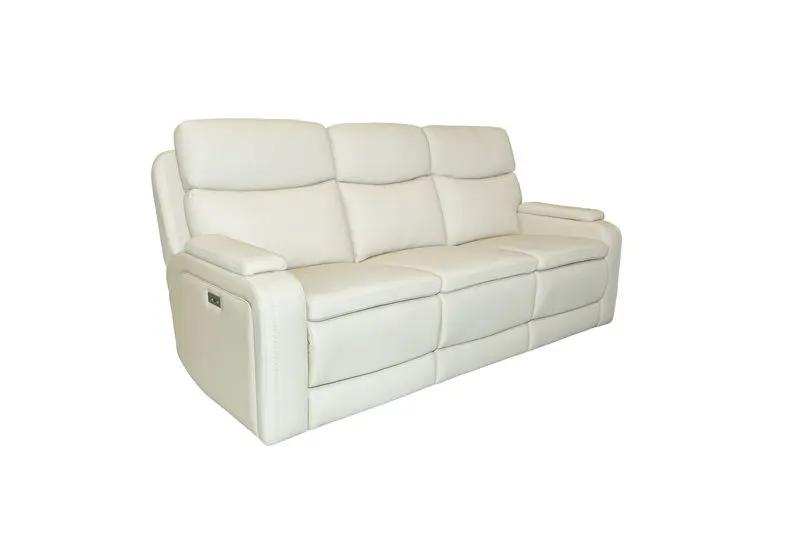 Gunner - Sofa Recliner With Power And Power Headrest - Almond by Unique Piece Furniture
