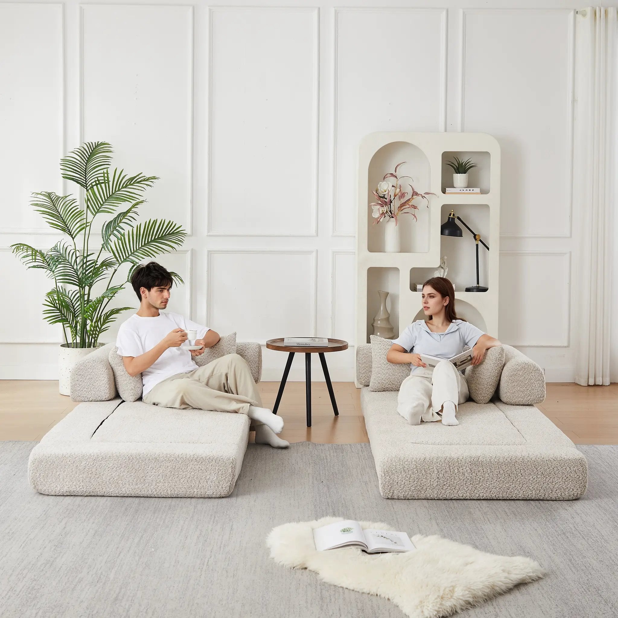 78.9-Inch Convertible Sleeper Sofa by HouseOfZazla