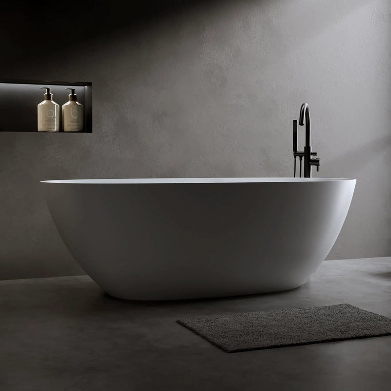 57" Solid Surface Matte Tub by HouseOfZazla