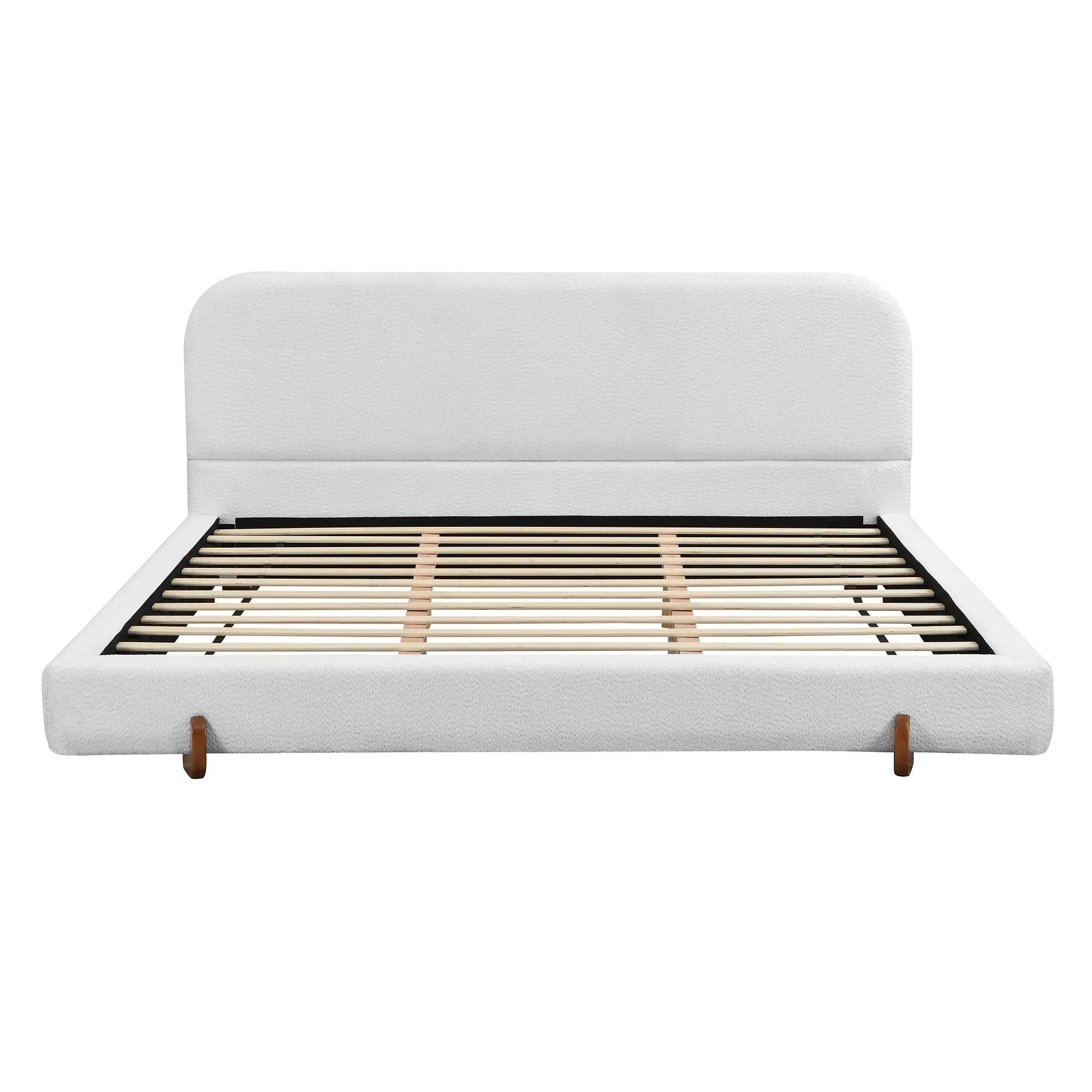 Elegant Upholstered Bed Frame by HouseOfZazla