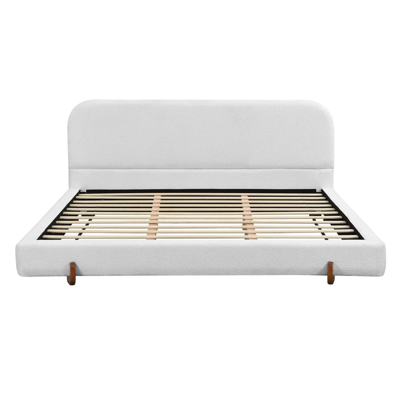 Elegant Upholstered Bed Frame by HouseOfZazla