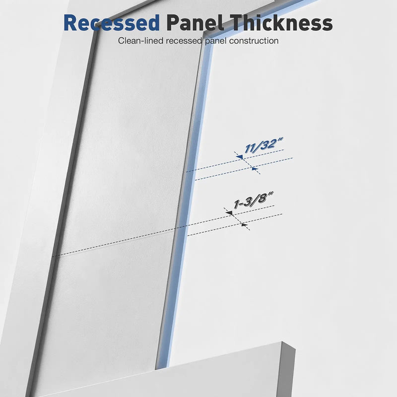 30 In. X 80 In. X 1-3/8 In. Shaker Door by HouseOfZazla
