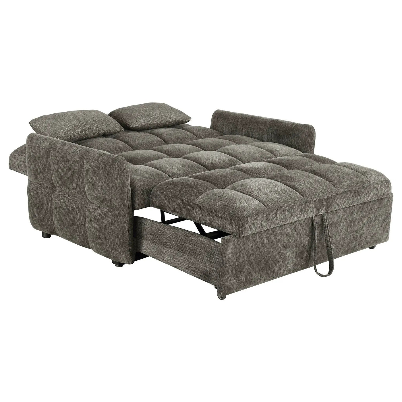 Alvara - Tufted Cushion Pull Out Sleeper Sofa Bed by HouseOfZazla