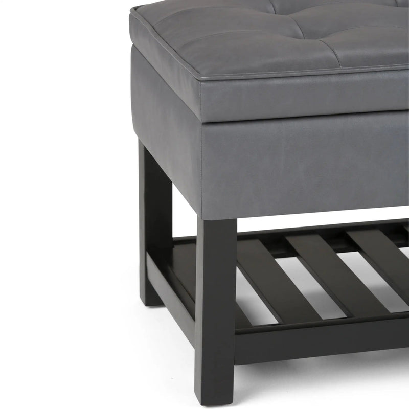 Cosmopolitan - Storage Ottoman Bench With Open Bottom by Unique Piece Furniture