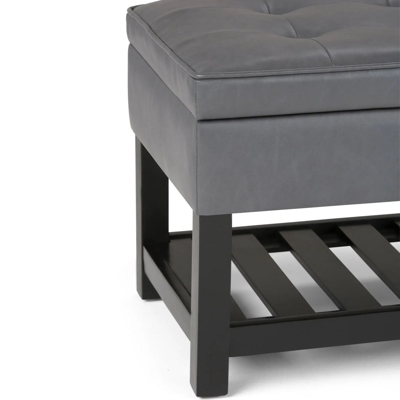 Cosmopolitan - Storage Ottoman Bench With Open Bottom by Unique Piece Furniture