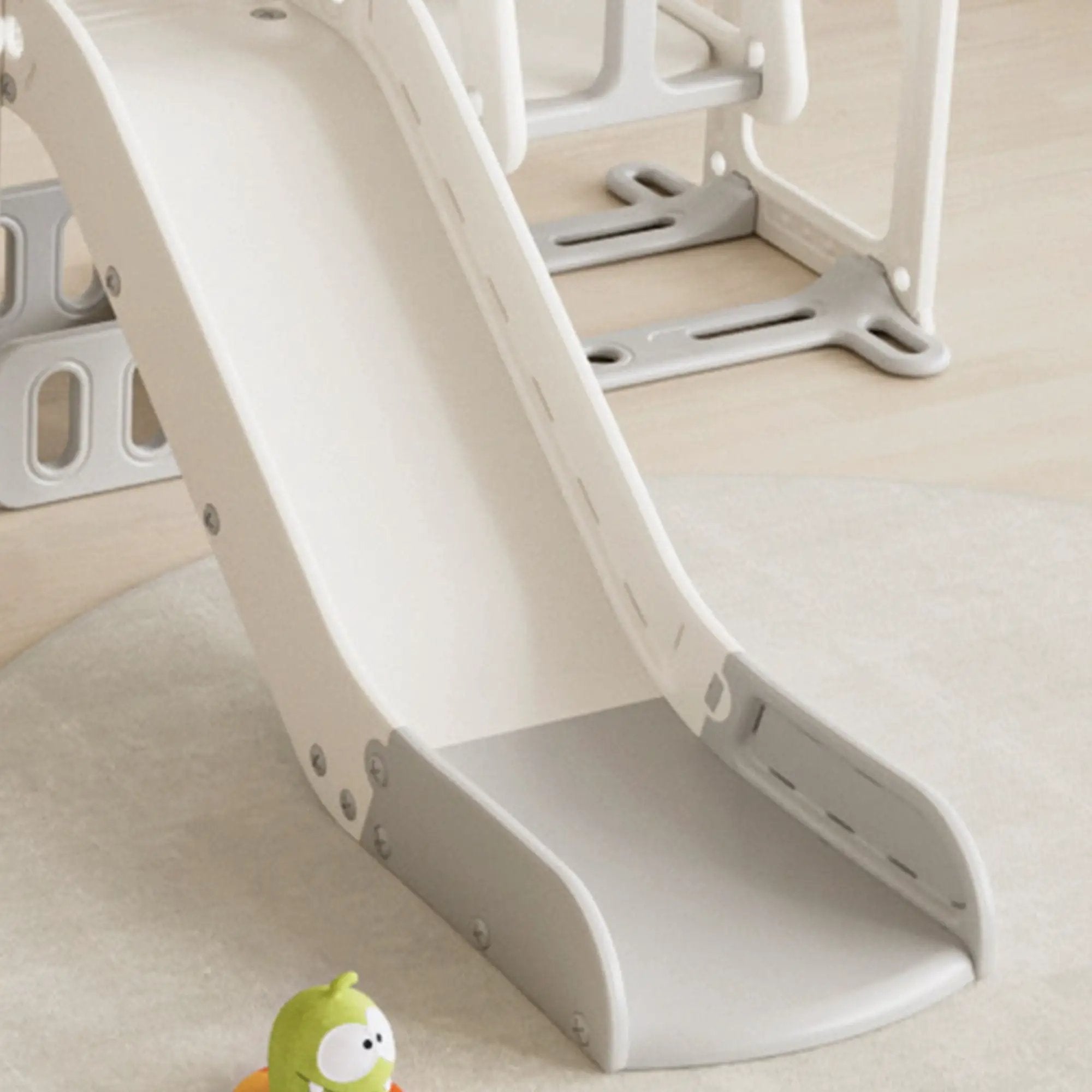Toddler Slide Kids Playground With Basketball Hoop And Swing by HouseOfZazla