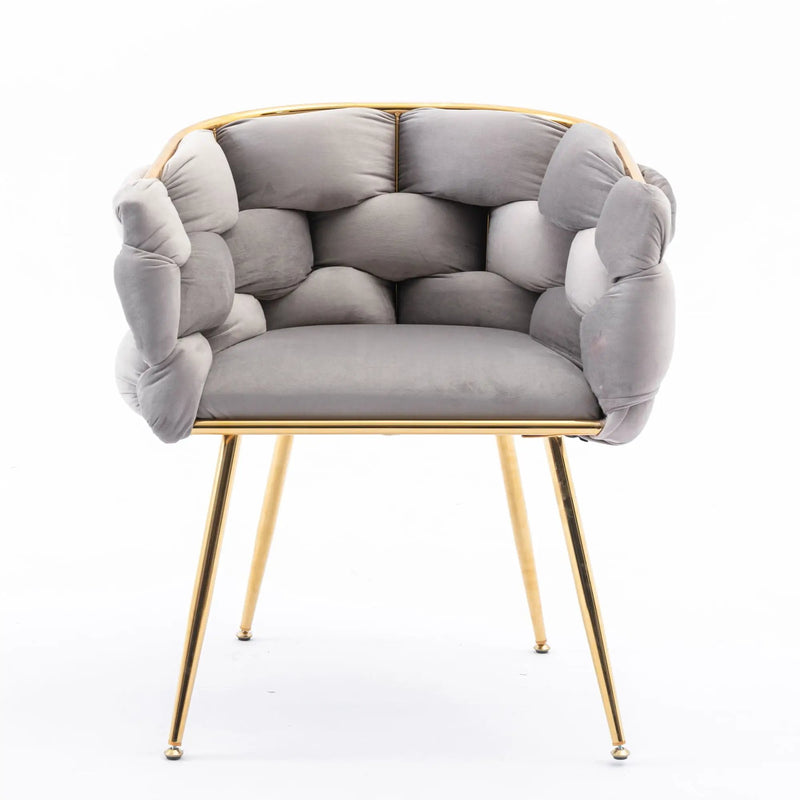 Luxury Modern Simple Leisure Single Sofa Chair Bedroom Lazy Person Household Dresser Stool Manicure Table Back Chair by Unique Piece Furniture