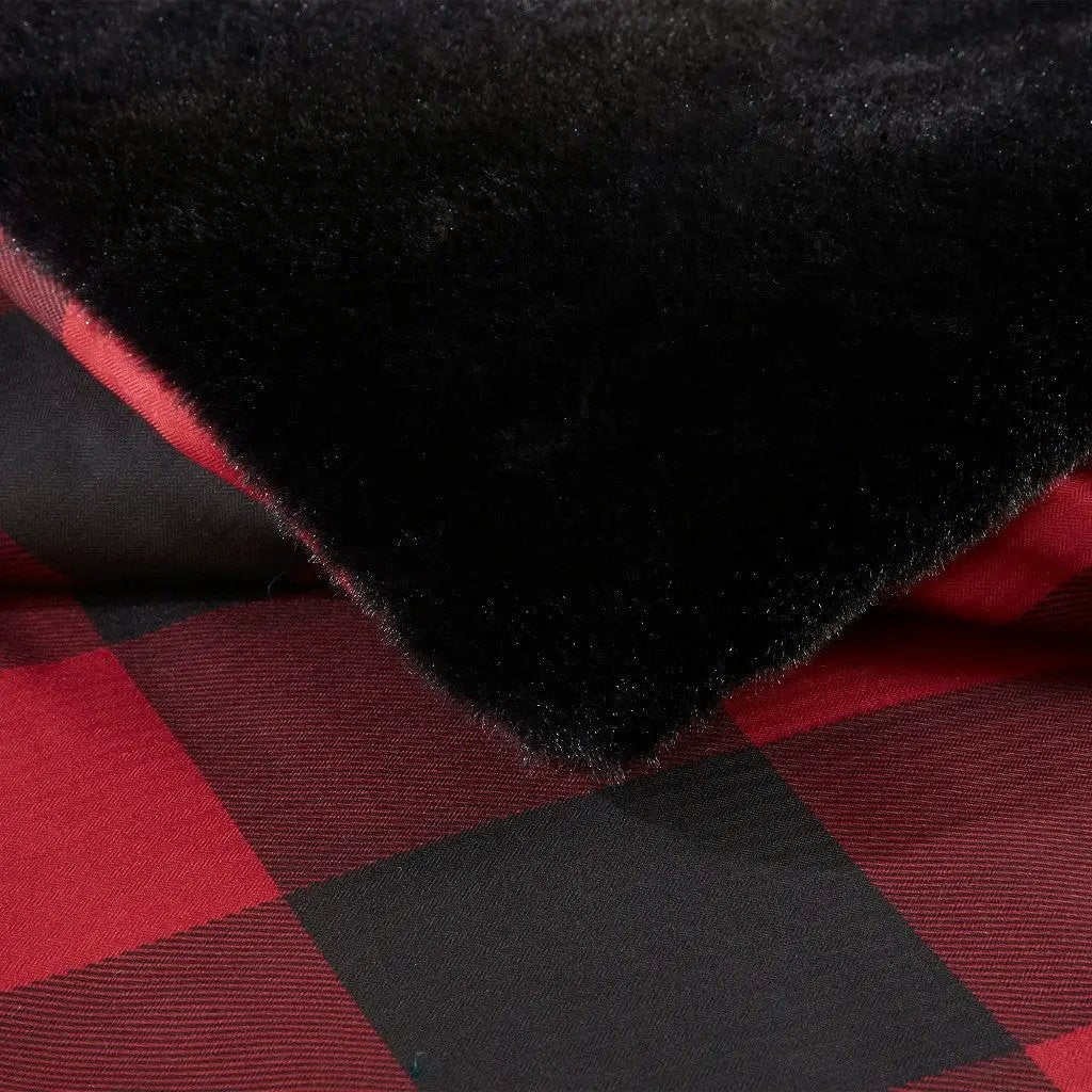 King/Cal King Faux Wool to Faux Fur Down Alternative Comforter Set by HouseOfZazla