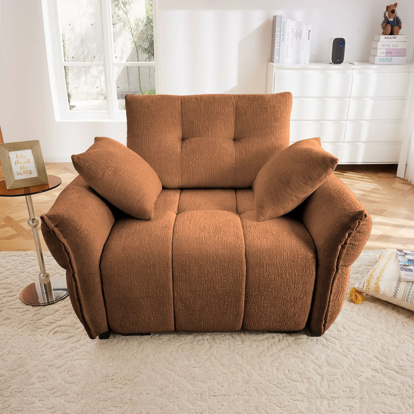 Modern Ergonomic Single Seater Sofa With High Resilience Cushions by Unique Piece Furniture
