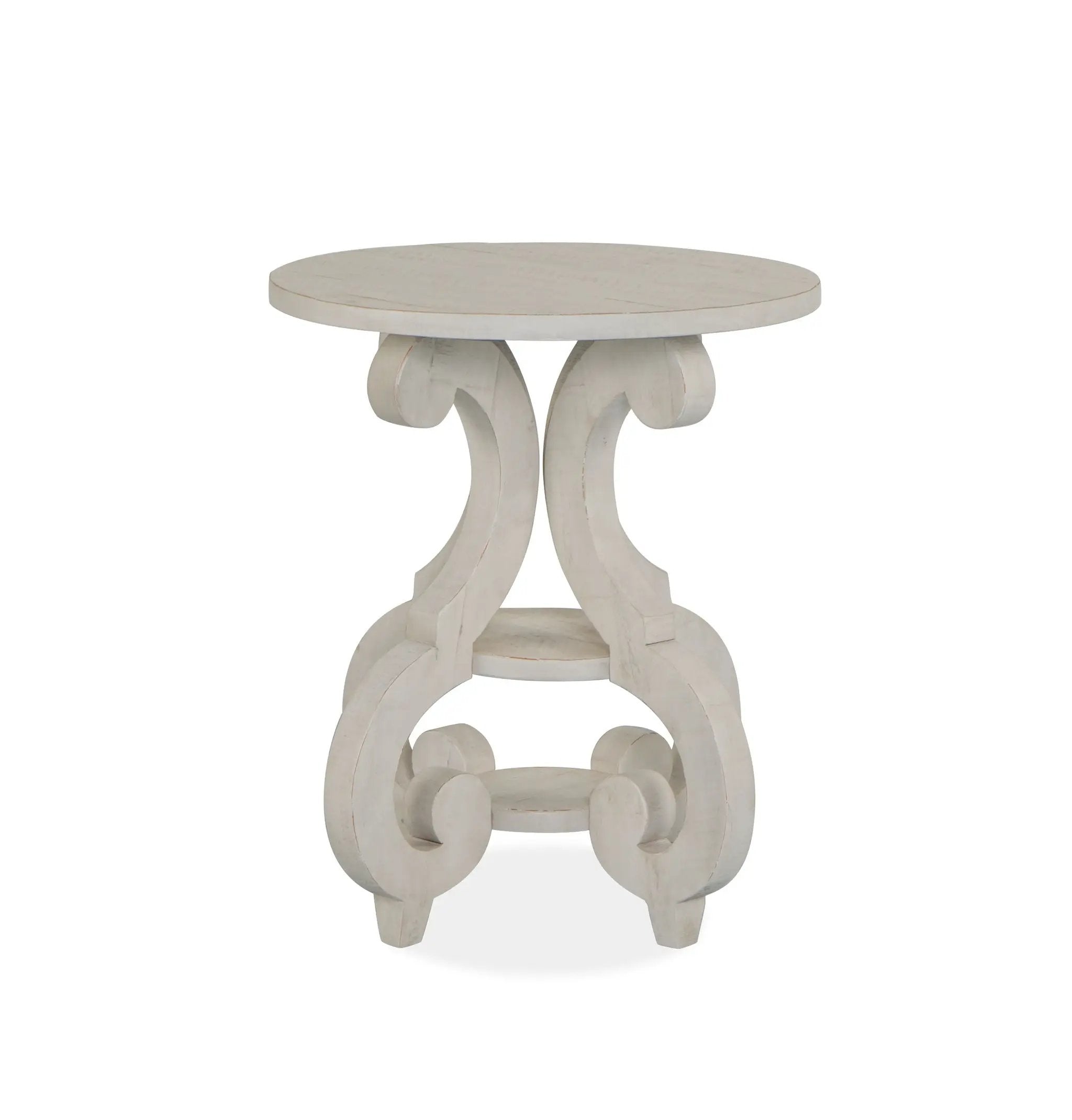 Bronwyn - Round Accent Table - Alabaster by Unique Piece Furniture